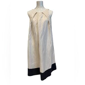 Plein Sud synthetic pleated hi low hem dress Size:6